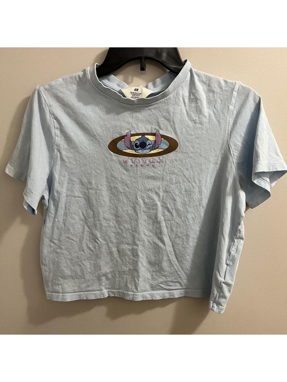H&M. Disney. Stitch baby tee. Sz: 14yr #disney #liloandstitch #kawaii